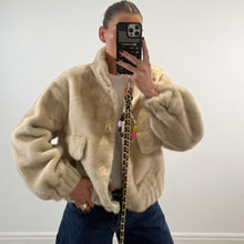 Load image into Gallery viewer, ‘POLAR BEAR’ FAUX FUR BOMBER JACKET