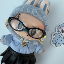 Load image into Gallery viewer, ‘GLASSES & SKIRT’ SEA SALT COCONUT BOOM BESPOKE LABUBU