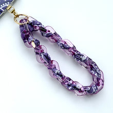 Load image into Gallery viewer, LILAC BANDANA JELLY PHONE CHAIN