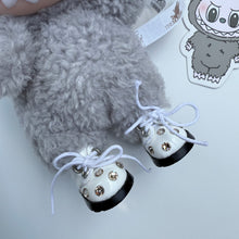 Load image into Gallery viewer, ‘SWAROVSKI GHOST’ SESAME BEAN BOOM BESPOKE LABUBU