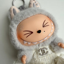 Load image into Gallery viewer, ‘CREAM BOUCLÉ’ HEHE BOOM BESPOKE LABUBU NEUTRAL PACK