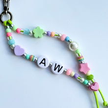 Load image into Gallery viewer, ‘SPRING’ CHUNKY PASTEL ADJUSTABLE PHONE BEADS WRISTLET