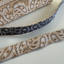 Load image into Gallery viewer, ‘VANILLA SMOKE’ MINI BANDANA BAG BY BOOM BESPOKE