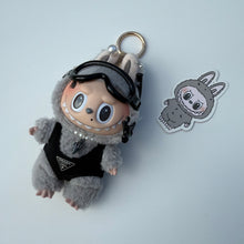 Load image into Gallery viewer, ‘BLACK SNORKEL’ SESAME BEAN BOOM BESPOKE LABUBU