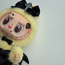 Load image into Gallery viewer, ‘PINK PUNK’ LETS CHECKMATE YELLOW BOOM BESPOKE LABUBU