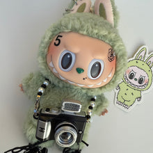 Load image into Gallery viewer, ‘CAMERA’ GREEN GRAPE BOOM BESPOKE LABUBU