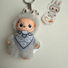 Load image into Gallery viewer, ‘CUSTOM TEXT’ ‘C’ PIN FOR LOVE (MINI) BOOM BESPOKE LABUBU NEUTRAL PACK