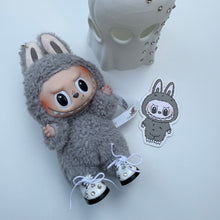 Load image into Gallery viewer, ‘SWAROVSKI GHOST’ SESAME BEAN BOOM BESPOKE LABUBU