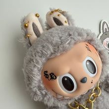 Load image into Gallery viewer, ‘TATTOO & BOOTS´ SESAME BEAN BOOM BESPOKE LABUBU NEUTRAL PACK