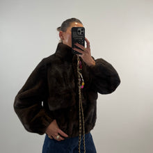Load image into Gallery viewer, ‘BEAR’ FAUX FUR BOMBER JACKET