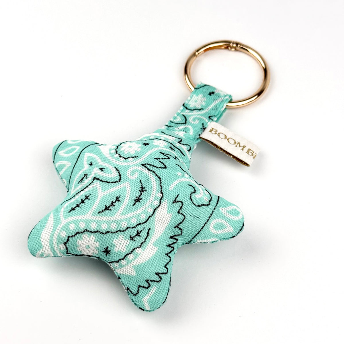 ‘YOU STAR’ AQUA BOOM PUFFY BANDANA STAR BAG CHARM