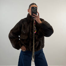 Load image into Gallery viewer, ‘BEAR’ FAUX FUR BOMBER JACKET