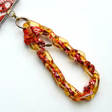 Load image into Gallery viewer, ORANGE BANDANA JELLY PHONE CHAIN