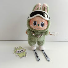 Load image into Gallery viewer, ‘SKIING’ GREEN GRAPE BOOM BESPOKE LABUBU