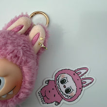 Load image into Gallery viewer, ‘DUNGAREE’ LYCHEE BERRY BOOM BESPOKE LABUBU