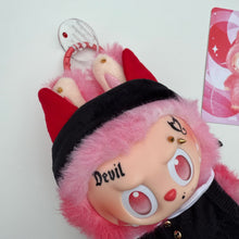 Load image into Gallery viewer, ‘THE DEVIL WEARS P’ LOVE BIG ENERGY BOOM BESPOKE LABUBU