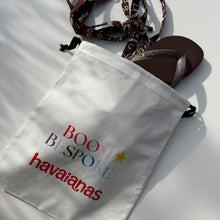 Load image into Gallery viewer, PRE-ORDER ‘ESPRESSO’ BROWN BANDANA HAVAIANAS TOP FLIP FLOPS BY BOOM BESPOKE