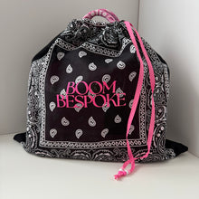 Load image into Gallery viewer, ‘BUBBLEGUM’ BANDANA BAG BY BOOM BESPOKE