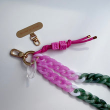 Load image into Gallery viewer, ‘WATERMELON’ LONG BOOM BESPOKE PHONE CHAIN CHARM