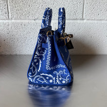 Load image into Gallery viewer, ‘PETROL’ SMALL BANDANA BAG BY BOOM BESPOKE