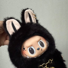 Load image into Gallery viewer, ´BLACK ZIMOMO STYLE’ SESAME BEAN BOOM BESPOKE LABUBU