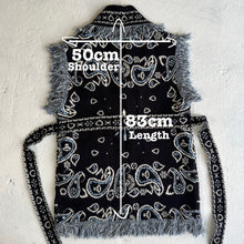 Load image into Gallery viewer, PREORDER ‘LATTE’ BANDANA KNIT BELTED LONGLINE SLEEVELESS CARDIGAN