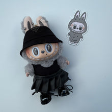 Load image into Gallery viewer, ‘LEATHER SKIRT’ SESAME BEAN BOOM BESPOKE LABUBU