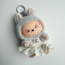 Load image into Gallery viewer, ‘CREAM BOUCLÉ’ HEHE BOOM BESPOKE LABUBU NEUTRAL PACK