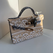 Load image into Gallery viewer, ‘VANILLA SMOKE’ MINI BANDANA BAG BY BOOM BESPOKE