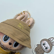 Load image into Gallery viewer, ‘DUNGAREES’ TOFFEE BOOM BESPOKE LABUBU