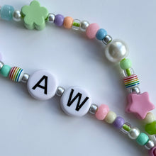 Load image into Gallery viewer, ‘SPRING’ CHUNKY PASTEL ADJUSTABLE PHONE BEADS WRISTLET