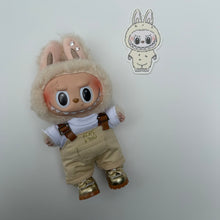 Load image into Gallery viewer, ‘CREAM DUNGAREE’ SOYMILK BOOM BESPOKE LABUBU