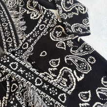 Load image into Gallery viewer, PREORDER ‘INKED’ BANDANA KNIT BELTED LONGLINE CARDIGAN