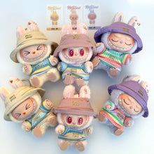 Load image into Gallery viewer, ‘STRIPES’ HAVE A SEAT ZIZI,BABA,SISI BOOM BESPOKE LABUBU