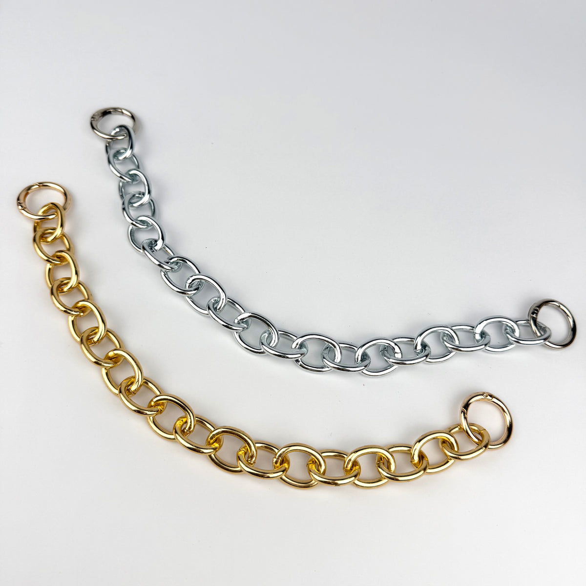 GOLD OR SILVER CHUNKY CHAIN BOOM BESPOKE BAG CHARM