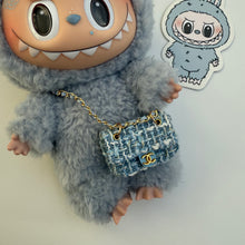 Load image into Gallery viewer, ‘BOUCLÉ BAG’ SEA SALT COCONUT BOOM BESPOKE LABUBU