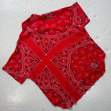 Load image into Gallery viewer, ‘CHERRY’ RED BANDANA SILK SHIRT CO-ORD