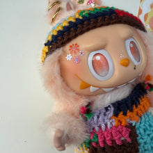 Load image into Gallery viewer, ‘FLOWER POWER’ HAPPINESS BIG INTO ENERGY BOOM BESPOKE LABUBU