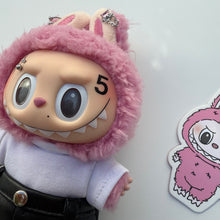 Load image into Gallery viewer, ‘LEATHERS’ LYCHEE BERRY BOOM BESPOKE LABUBU