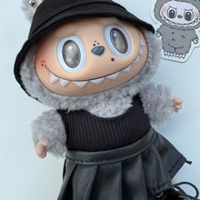 Load image into Gallery viewer, ‘LEATHER SKIRT’ SESAME BEAN BOOM BESPOKE LABUBU