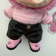 Load image into Gallery viewer, ‘BOOTS & STRIPES’ LYCHEE BERRY BOOM BESPOKE LABUBU