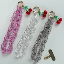 Load image into Gallery viewer, ‘CHERRY MARASCHINO’ BOOM BESPOKE PHONE CHAIN CHARM