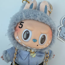 Load image into Gallery viewer, ‘GLASSES & SKIRT’ SEA SALT COCONUT BOOM BESPOKE LABUBU