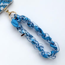 Load image into Gallery viewer, BLUE BANDANA JELLY PHONE CHAIN
