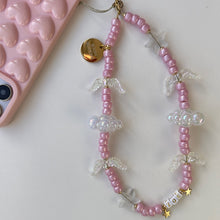Load image into Gallery viewer, ‘IRIDESCENT ANGEL’ BOOM BESPOKE PHONE BEADS