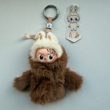 Load image into Gallery viewer, ‘FUR JACKET’ LEOPARD´À ’ PIN FOR LOVE MINI LABUBU’S