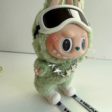 Load image into Gallery viewer, ‘SKIING’ GREEN GRAPE BOOM BESPOKE LABUBU