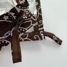 Load image into Gallery viewer, ‘ESPRESSO’ BANDANA POUCH SET BY BOOM BESPOKE