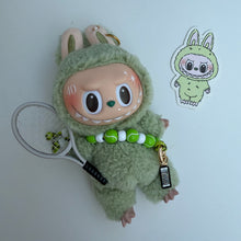 Load image into Gallery viewer, ‘TENNIS’ GREEN GRAPE BOOM BESPOKE LABUBU