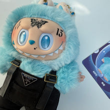 Load image into Gallery viewer, ‘DUNGAREES’ HOPE BIG ENERGY BOOM BESPOKE LABUBU